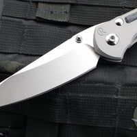 Chris Reeve- Large Inkosi- Insingo Edge- Glass Blasted Titanium Handle- Black Canvas Micarta Inlay- Magnacut Blade LIN-1124