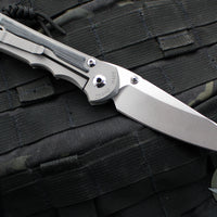 Chris Reeve- Large Inkosi- Insingo Edge- Glass Blasted Titanium Handle- Black Canvas Micarta Inlay- Magnacut Blade LIN-1124