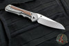 Chris Reeve- Large Inkosi- Insingo Edge- Glass Blasted Titanium Handle- Natural Canvas Micarta Inlay- Magnacut Blade LIN-1126