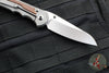 Chris Reeve- Large Inkosi- Insingo Edge- Glass Blasted Titanium Handle- Natural Canvas Micarta Inlay- Magnacut Blade LIN-1126