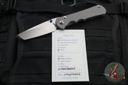 Chris Reeve- Large Inkosi- Tanto Edge- Glass Blasted Titanium Handle-  Magnacut Steel Blade LIN-1130