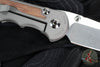 Chris Reeve- Large Inkosi- Tanto Edge- Glass Blasted Titanium Handle- Natural Micarta Inlays- Magnacut Steel Blade LIN-1134
