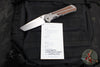 Chris Reeve- Large Inkosi- Tanto Edge- Glass Blasted Titanium Handle- Natural Micarta Inlays- Magnacut Steel Blade LIN-1134