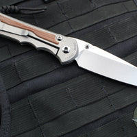 Chris Reeve- Large Inkosi- Tanto Edge- Glass Blasted Titanium Handle- Natural Micarta Inlays- Magnacut Steel Blade LIN-1134