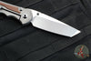 Chris Reeve- Large Inkosi- Tanto Edge- Glass Blasted Titanium Handle- Natural Micarta Inlays- Magnacut Steel Blade LIN-1134