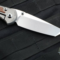 Chris Reeve- Large Inkosi- Tanto Edge- Glass Blasted Titanium Handle- Natural Micarta Inlays- Magnacut Steel Blade LIN-1134