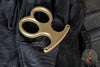 RMJ Tactical - Uncle Stumpy's Lincoln Paperweights- Two Finger- Brass- Vintage Patina