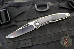 Chris Reeve- Mnandi- Bog Oak Inlay- Drop Point Magnacut Blade MNA-1000