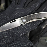 Chris Reeve- Mnandi- Bog Oak Inlay- Drop Point Magnacut Blade MNA-1000