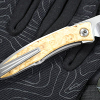 Chris Reeve Mnandi- Box Elder Wood- Plain Drop Point MNA-1008