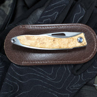 Chris Reeve Mnandi- Box Elder Wood- Plain Drop Point MNA-1008