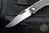 Chris Reeve- Mnandi- Macassar Ebony Wood Inlay- Plain Drop Point MNA-1016 IN Magnacut