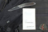 Chris Reeve- Mnandi- Macassar Ebony Wood Inlay- Plain Drop Point MNA-1016 IN Magnacut