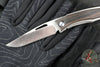 Chris Reeve- Mnandi- Macassar Ebony Wood Inlay- Plain Drop Point MNA-1016 IN Magnacut