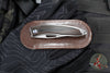 Chris Reeve- Mnandi- Macassar Ebony Wood Inlay- Plain Drop Point MNA-1016 IN Magnacut