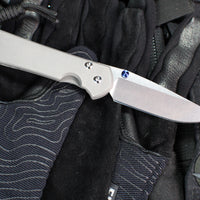 Chris Reeve Small Sebenza 31- LEFT HANDED- Drop Point- Stonewash Magnacut Blade S31-1001