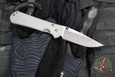 Chris Reeve Small Sebenza 31- LEFT HANDED- Drop Point- Stonewash Magnacut Blade S31-1001