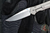 Chris Reeve Small Sebenza 31- LEFT HANDED- Drop Point- Stonewash Magnacut Blade S31-1001