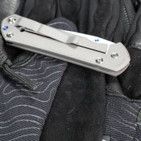 Chris Reeve Small Sebenza 31- LEFT HANDED- Drop Point- Stonewash Magnacut Blade S31-1001