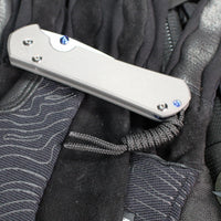 Chris Reeve Small Sebenza 31- LEFT HANDED- Drop Point- Stonewash Magnacut Blade S31-1001