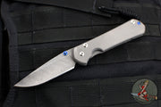 Chris Reeve Small Sebenza 31- Drop Point- Boomerang Damascus S31-1002