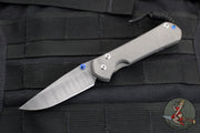 Chris Reeve Small Sebenza 31- Drop Point- Ladder Damascus S31-1004