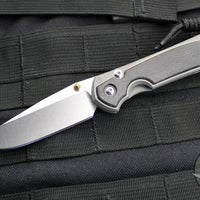 Chris Reeve Small Sebenza 31- Drop Point- Bog Oak Inlay S31-1100 In CPM-MAGNACUT