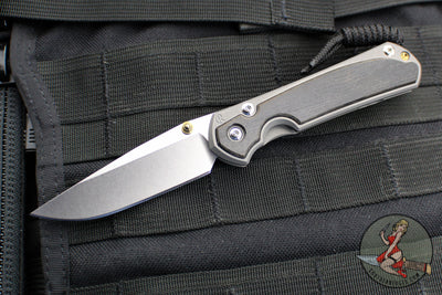 Chris Reeve Small Sebenza 31- Drop Point- Bog Oak Inlay S31-1100 V1 In CPM-MAGNACUT