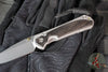 Chris Reeve Small Sebenza 31- Drop Point- Bog Oak Inlay- Stonewash Magnacut Blade S31-1100