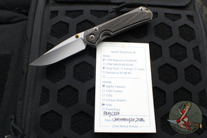 Chris Reeve Small Sebenza 31- Drop Point- Bog Oak Inlay S31-1100 V2 In CPM-MAGNACUT