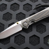 Chris Reeve Small Sebenza 31- Drop Point- Bog Oak Inlay S31-1100 V2 In CPM-MAGNACUT