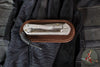 Chris Reeve Small Sebenza 31- LEFT-HANDED- Drop Point- Bog Oak Inlay- Stonewash Magnacut Blade S31-1101