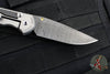 Chris Reeve Small Sebenza 31- Drop Point- Bog Oak Inlay Handle- Ladder Damascus Blade S31-1104