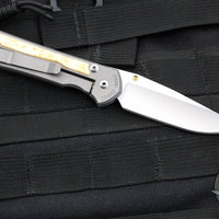 Chris Reeve Small Sebenza 31- Drop Point- Box Elder Wood Inlay S31-1108 in CPM MAGNACUT