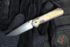 Chris Reeve Small Sebenza 31- Drop Point- Box Elder Wood Inlay S31-1108 in CPM MAGNACUT