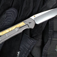 Chris Reeve Small Sebenza 31- Drop Point- Box Elder Wood Inlay S31-1108 in CPM MAGNACUT