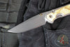 Chris Reeve Small Sebenza 31- Drop Point- Box Elder Wood Inlay- Stonewash Magnacut Blade S31-1108