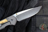 Chris Reeve Small Sebenza 31- Drop Point- Box Elder Wood Inlay S31-1108 in CPM MAGNACUT