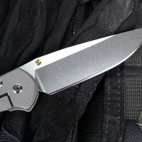 Chris Reeve Small Sebenza 31- Drop Point- Box Elder Wood Inlay S31-1108 in CPM MAGNACUT