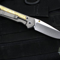 Chris Reeve Small Sebenza 31- Drop Point- Box Elder Wood Inlay S31-1108 in CPM MAGNACUT