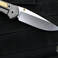 Chris Reeve Small Sebenza 31- Drop Point- Box Elder Wood Inlay S31-1108 in CPM MAGNACUT