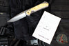 Chris Reeve Small Sebenza 31- Drop Point- Box Elder Wood Inlay- Stonewash Magnacut Blade S31-1108 v2