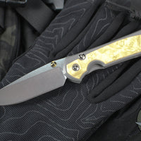 Chris Reeve Small Sebenza 31- Drop Point- Box Elder Wood Inlay S31-1108 in CPM MAGNACUT