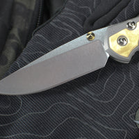 Chris Reeve Small Sebenza 31- Drop Point- Box Elder Wood Inlay S31-1108 in CPM MAGNACUT
