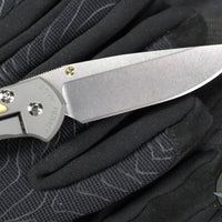 Chris Reeve Small Sebenza 31- Drop Point- Box Elder Wood Inlay S31-1108 in CPM MAGNACUT