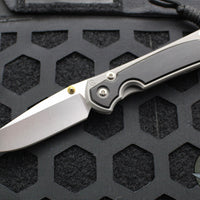 Chris Reeve Small Sebenza 31- Drop Point- Macassar Ebony Inlay Magnacut Steel Blade S31-1116