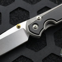 Chris Reeve Small Sebenza 31- Drop Point- Macassar Ebony Inlay Magnacut Steel Blade S31-1116