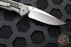 Chris Reeve Small Sebenza 31- Drop Point- Macassar Ebony Inlay Magnacut Steel Blade S31-1116