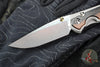 Chris Reeve Small Sebenza 31- Drop Point- Macassar Ebony Inlay Magnacut Steel Blade S31-1116