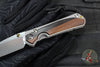 Chris Reeve Small Sebenza 31- Drop Point- Macassar Ebony Inlay Magnacut Steel Blade S31-1116